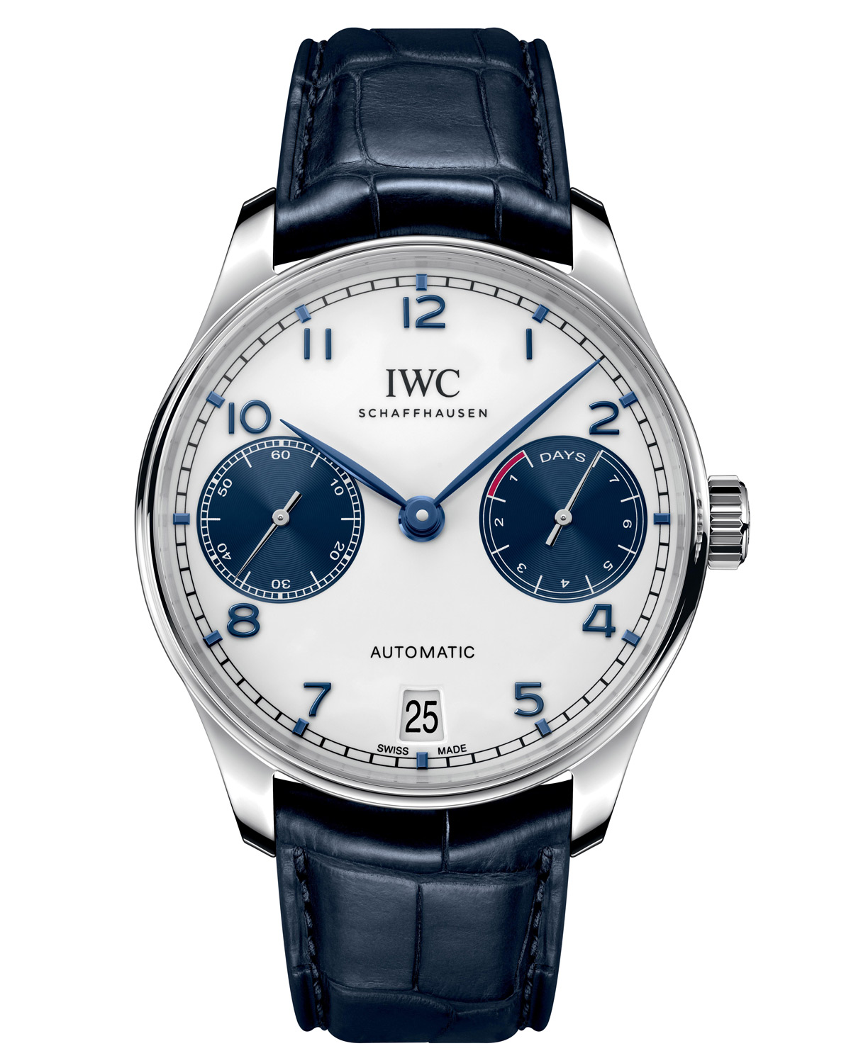 名作〈IWC〉ポルトギーゼの新作は、部下が思わず2度見する白×ネイビーの“パンダ顔”。 | Urban Safari | Safari Online